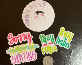Roller Skate Sticker Pack