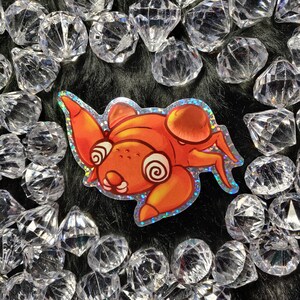 3 Inch Shiny Paras Dot Sequin Holographic Vinyl Sticker