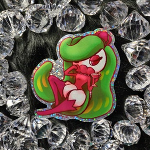 3 Inch Tsareena Dot Sequin Holographic Vinyl Sticker