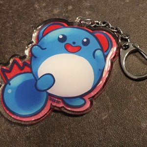 2.5in Marill 3D Double Sided Keychain
