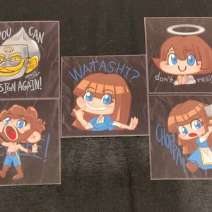 Age of Empires 2 5in Square Chibi Taunt Prints