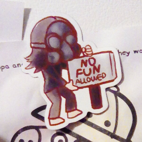 Insurgentes No Fun Allowed Magnet