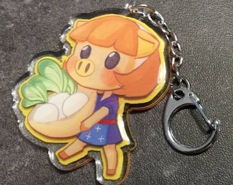 2.5in Daisy Mae 3D Double Sided Keychain