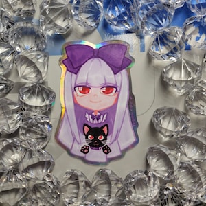 3 Inch Windows 3.1 OS-tan Rainbow Holographic Vinyl Sticker