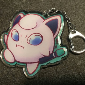 2.5in Jigglypuff 3D Double Sided Keychain