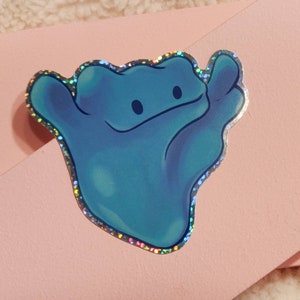 3 Inch Shiny Ditto Dot Sequin Holographic Vinyl Sticker