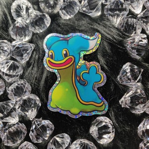 3 Inch East Sea Shellos Dot Sequin Holographic Vinyl Sticker