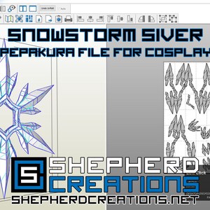 Pepakura Snowstorm Siver,  Cosplay Pattern, League of Legends
