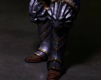 Warcraft Varian Inspired Greave, Cosplay Pattern Desk top printable