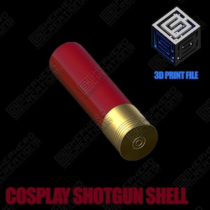 stl Cosplay Shotgun Shell, 3d file FAKE SHOTGUN SHELL for L.A.R.P