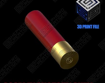 stl Cosplay Shotgun Shell, 3d file FAKE SHOTGUN SHELL for L.A.R.P