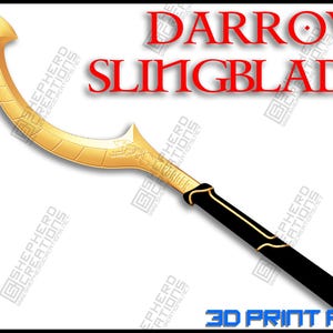 stl Cosplay de Red Rising Sling Blade Razor Darrow