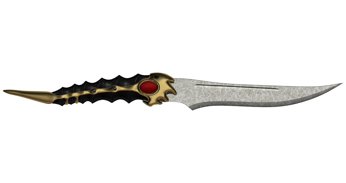 Catspaw Dagger 3D File Etsy