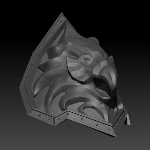 slt Warcraft Griffin Shoulder Pauldron  3d file