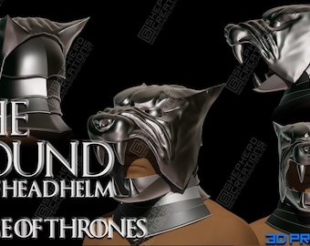 stl Game of Thrones Hound Helm Wearable 3d file