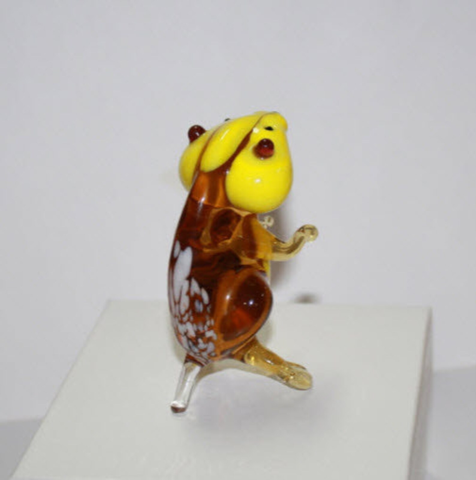 Art Hand Blown Glass Figurine Glass Figurine Hamster Etsy