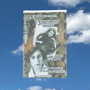 Notorious Muses by Proxy Dark Feminine Archetype art history mini info zine Klimt Jung Nietzsche Freud Mahler Dali Ernst Chirico Eluard