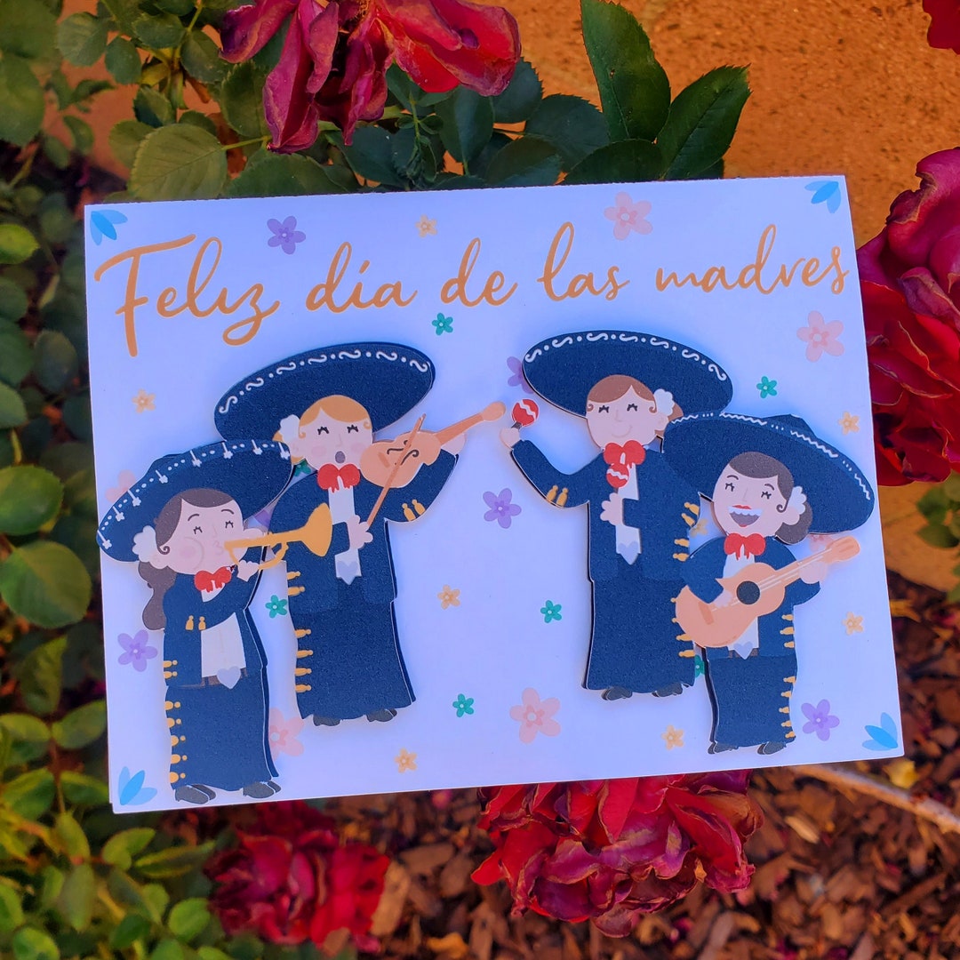 Mexican Mothers Day Mariachi Card - Etsy