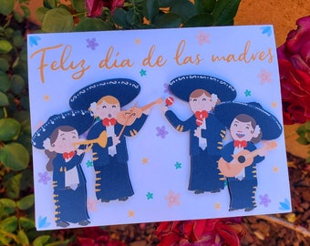 Mexican mothers day Mariachi card