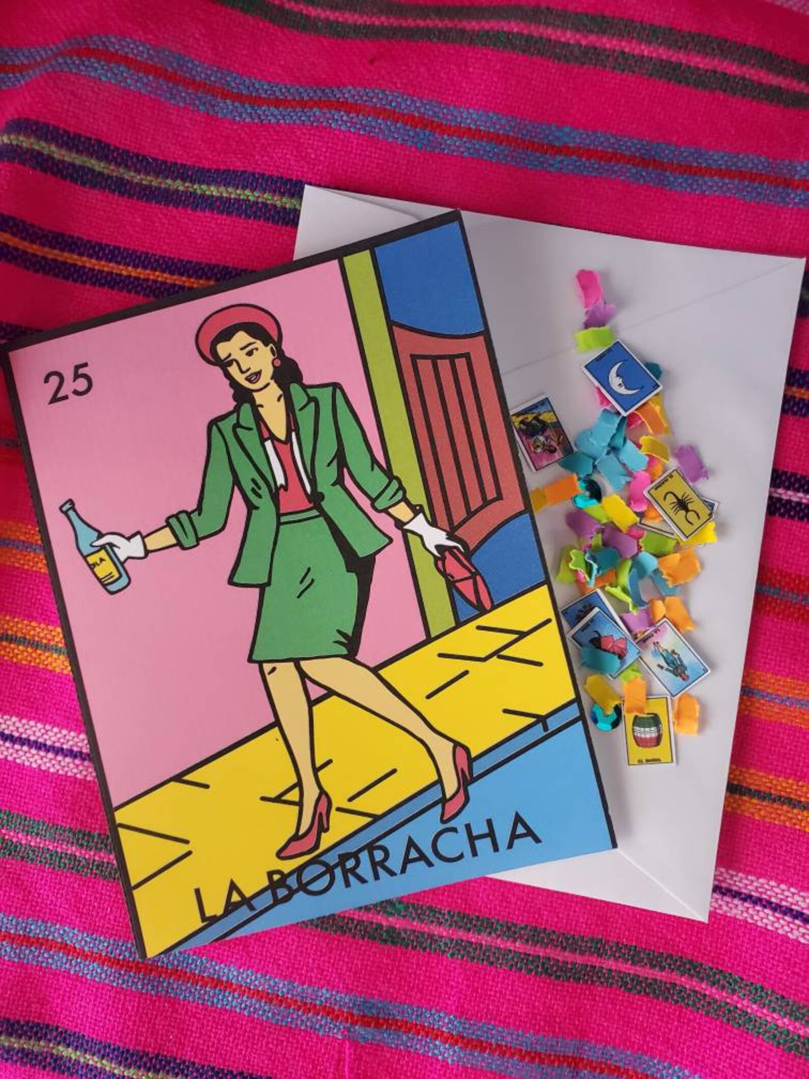 Loteria Card Funny Card Blank Card Etsy