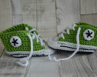 Babyschuhe Sneaker - grün