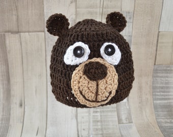 Bärenmütze, Bär, Bärchen, Bear, hat, Mütze, häkeln, crochet, Fasching, Kostüm