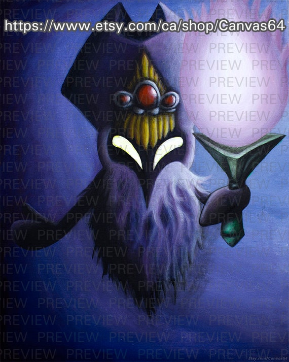  DIGITAL DOWNLOAD ORIGINAL Painting from Forest Temple miniboss