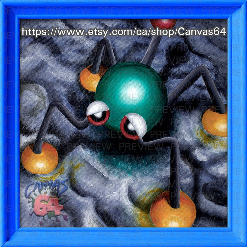 Wet Dry World CANVAS PRINT super Mario 64 Painting From - Etsy UK