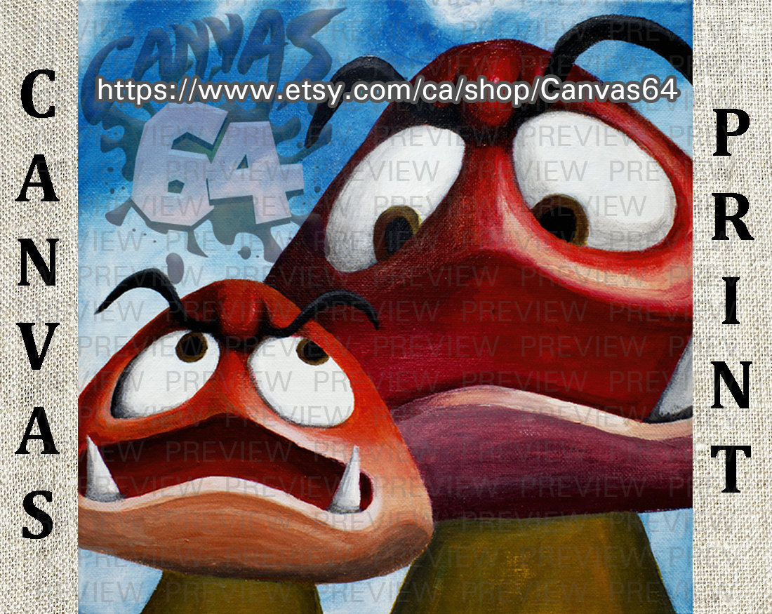 Super mario 64 paintings outlet