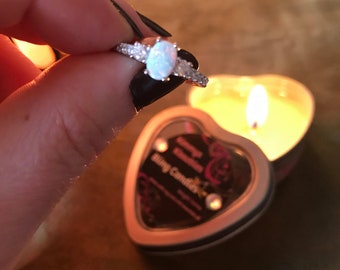 diamond candle rings