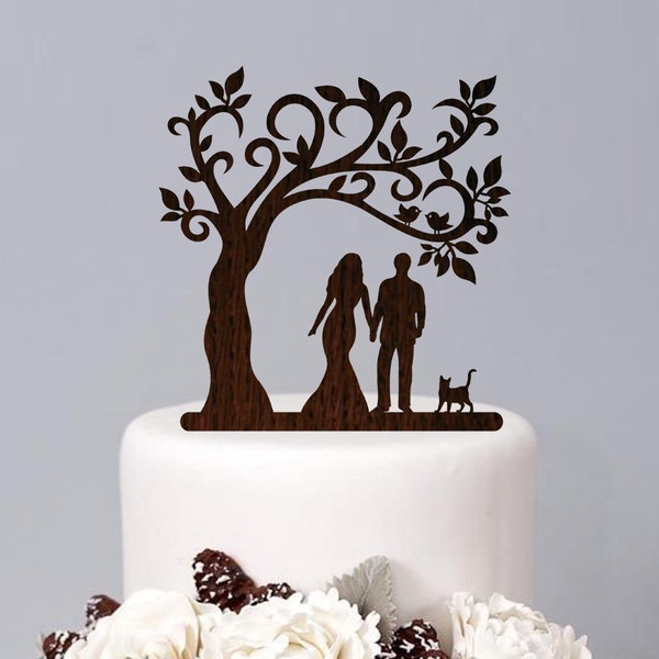 Family Tree Cake Topper Etsy