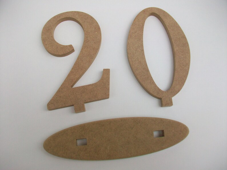Set 1-20 Wedding table numbers wooden table numbers wedding table decor table number decoration elegant wedding table numbers DIY image 4