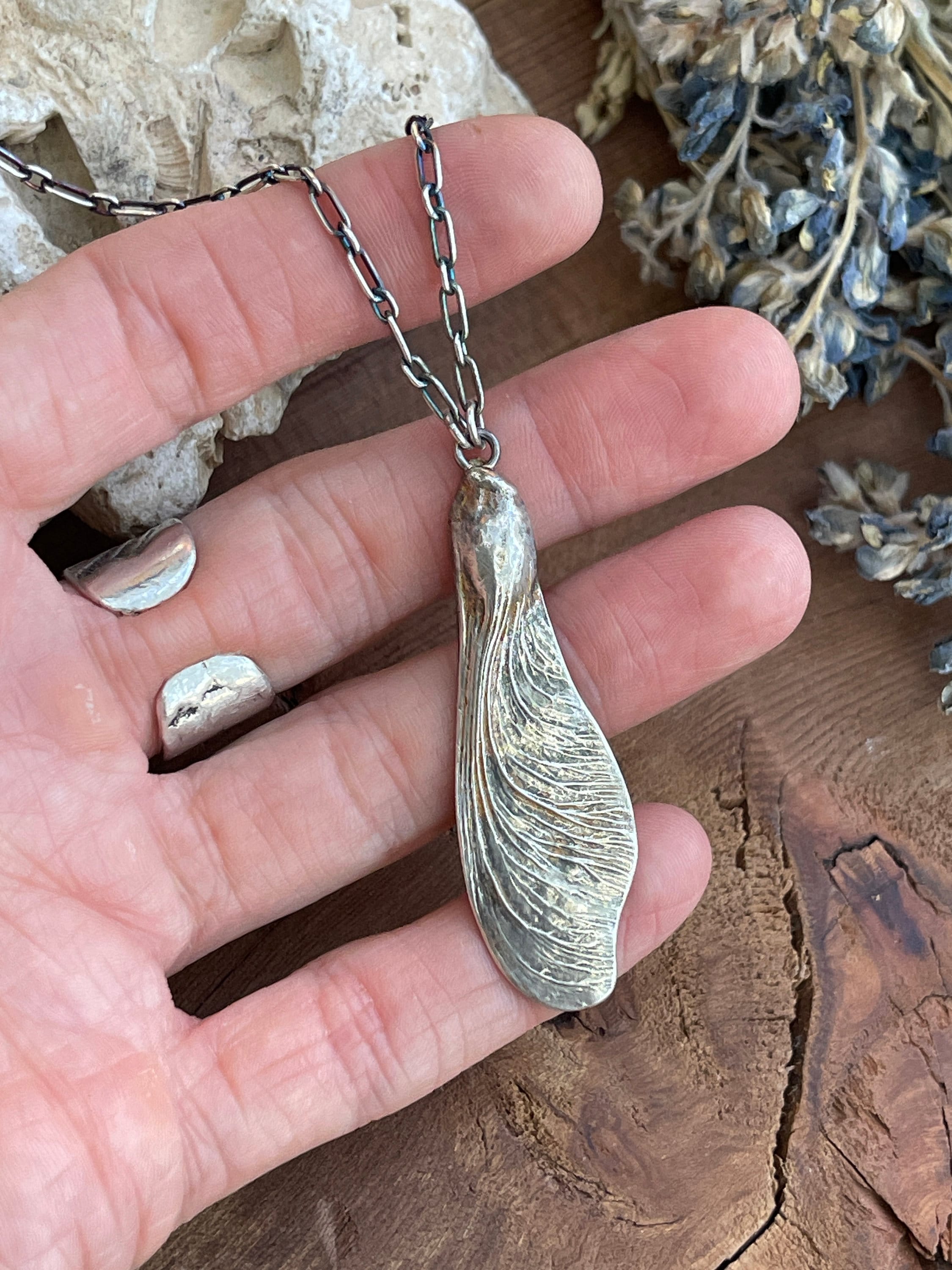 Maple Seed Necklace - Etsy