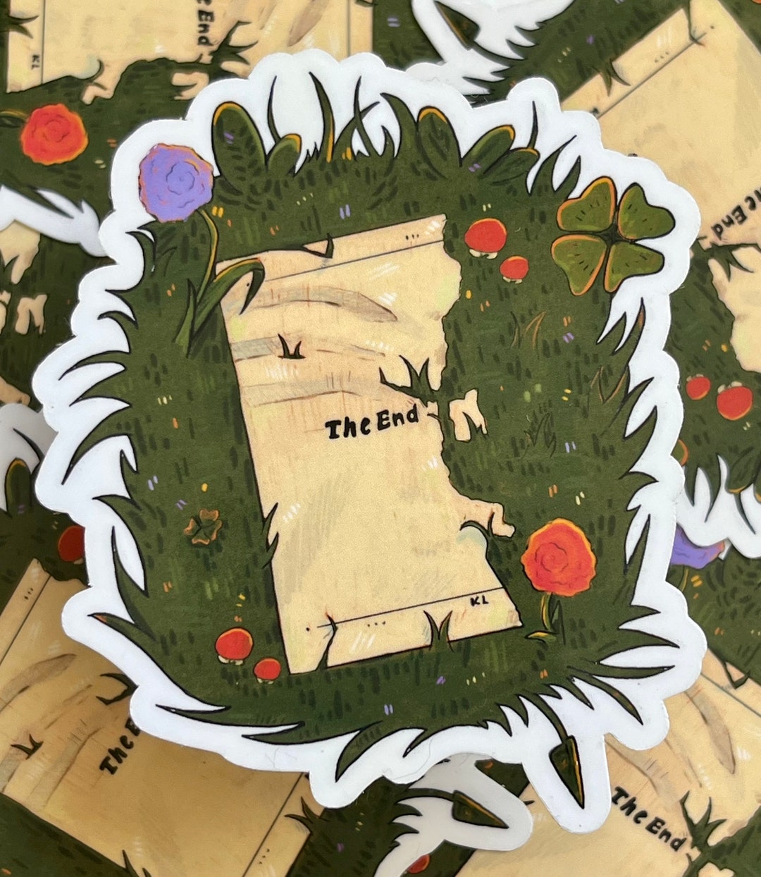 The End- Vinyl Sticker - Etsy