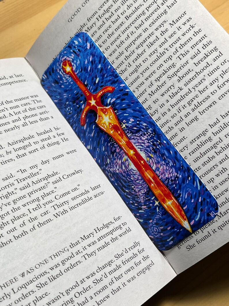 Star Sword - Laminated Bookmark 5.5” - Etsy