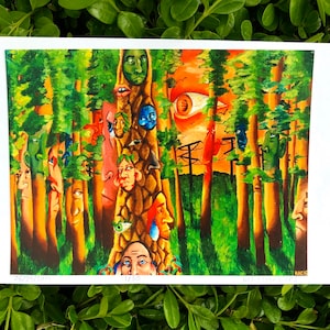 IMPRESSION 5 x 7 / Les arbres ont des yeux, des visages et des émotions