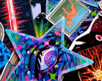 B Grade Mystery pack - vinyl sticker art