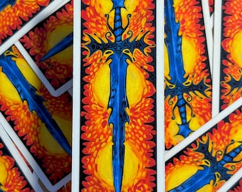 Sword of 3 Suns - vinyl sticker art