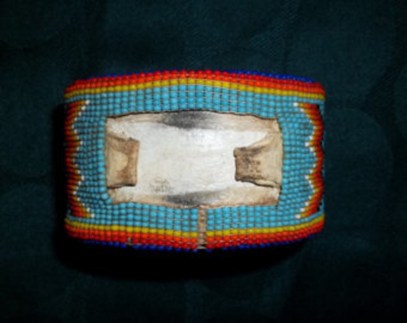 Vintage Native American Beaded Watch Band Etsy
