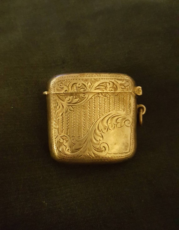 Sterling Edwardian Locket/Match Box - image 1