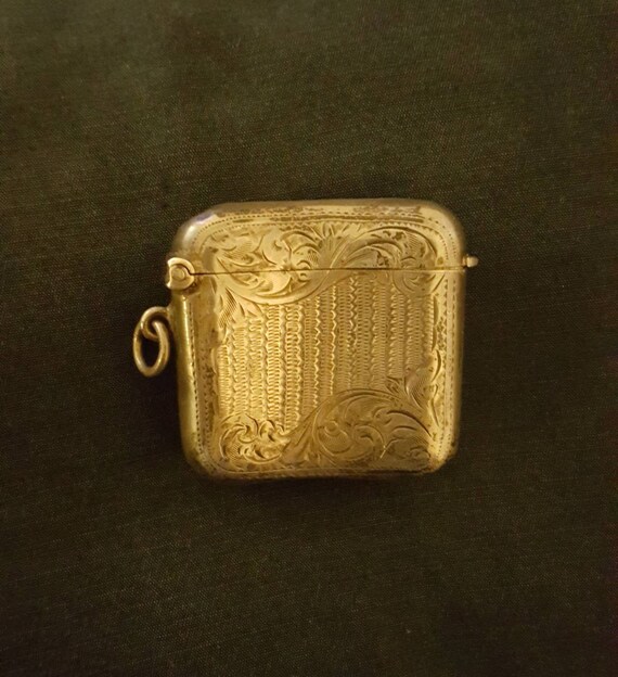 Sterling Edwardian Locket/Match Box - image 2