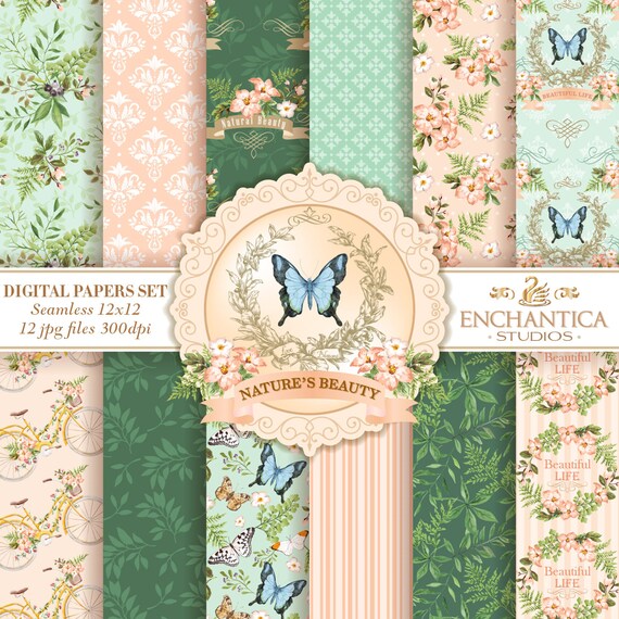 Watercolor digital paper digital paper watercolor watercolor etsy