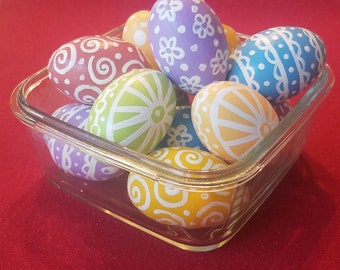 Set of 4 Solid Wooden Eggs