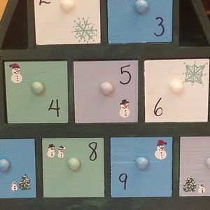 Advent Calendar Tree Snowman Themed image 4