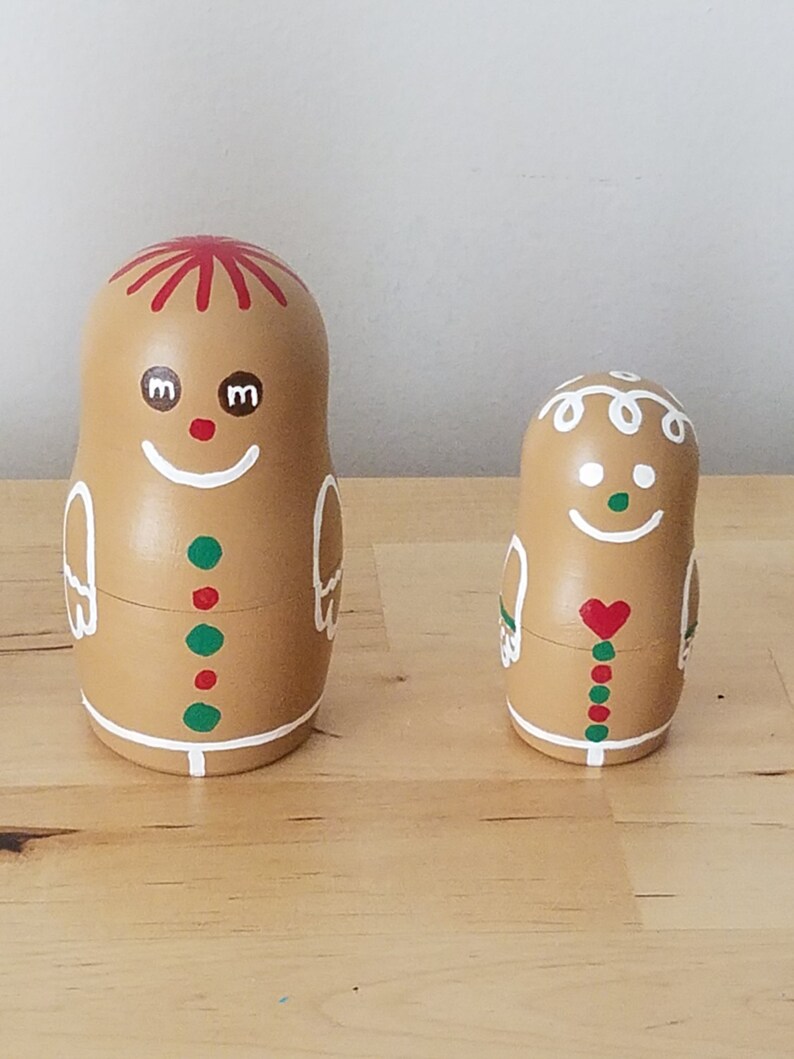 Gingerbread Nesting Dolls Etsy