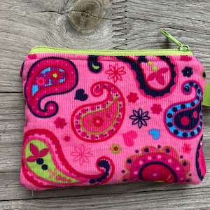 Geldbeutel Paisley pink