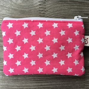 Geldbeutel Sterne pink