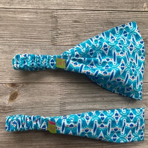 1 hairband children Kissing birds turquoise