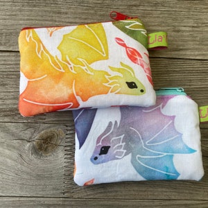 1 Geldbeutel Regenbogen Drache