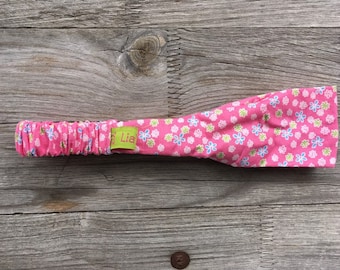 Scope of supply: 1 children's hairband, little flowers, pink